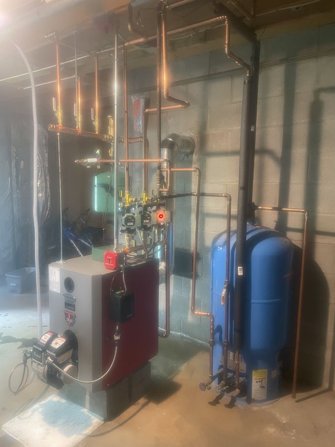Multi-Zone Oil Boiler System Installation