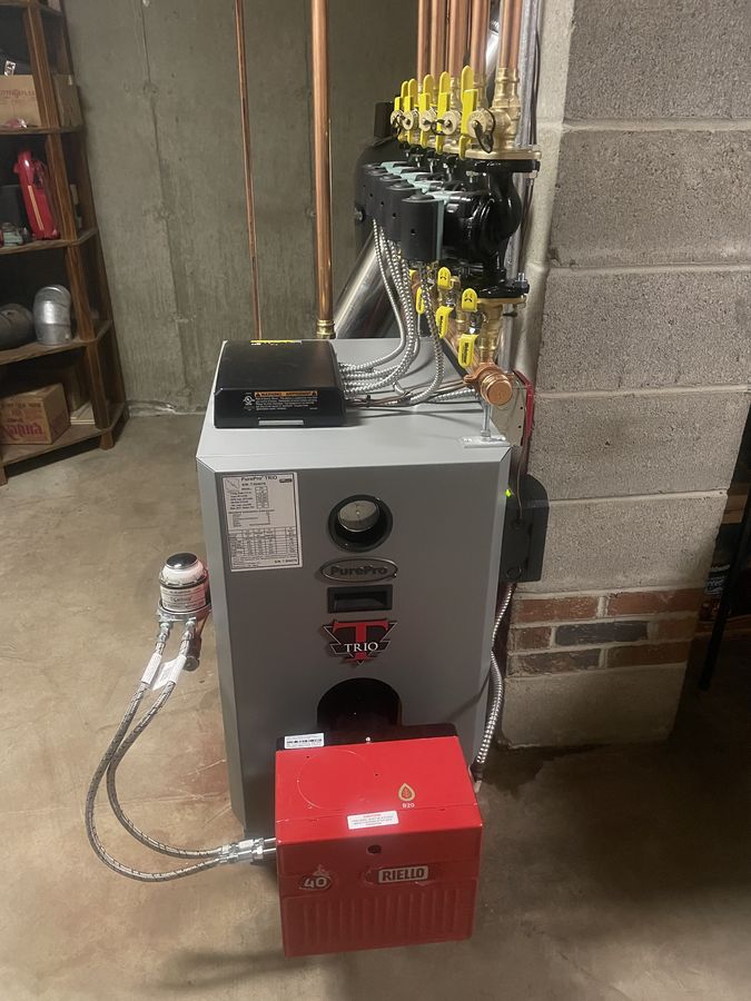 PurePro Trio Oil Boiler — New Installation