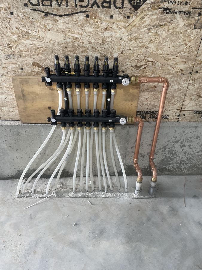 Radiant Heat Manifold — Zone Distribution