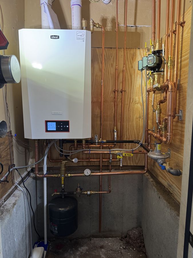 Ideal Exalt Gas Boiler — New Installation