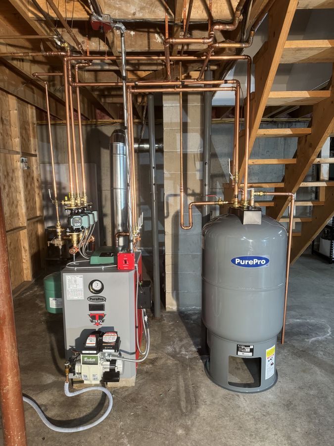 PurePro Trio Oil Boiler with Expansion Tank