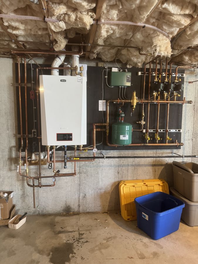 Ideal Exalt Gas Boiler with Multi-Zone Radiant System