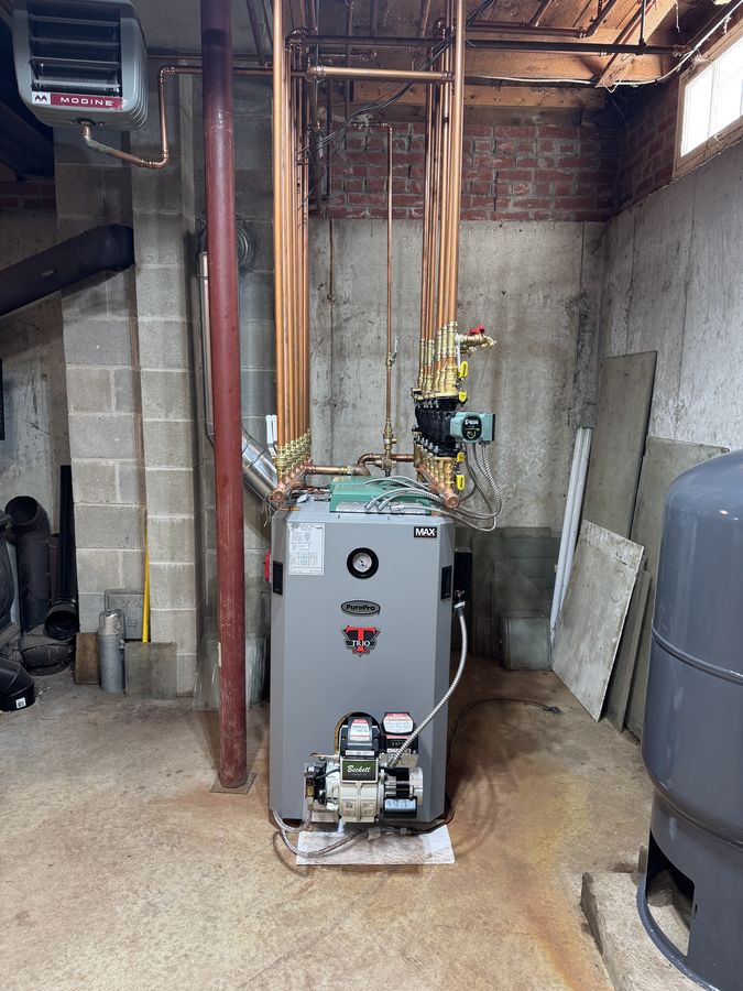 PurePro Trio MAX Oil Boiler — Wide View