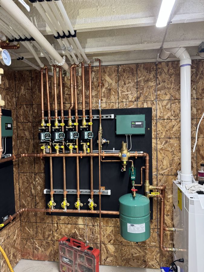 Multi-Zone Copper Header & Zone Control Panel