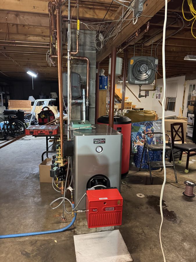 Saint Roch Oil Boiler — New Installation