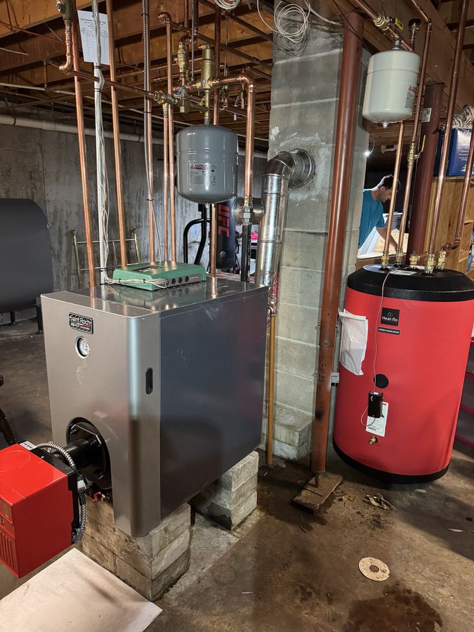 Saint Roch Oil Boiler with Heat-Flo Water Heater