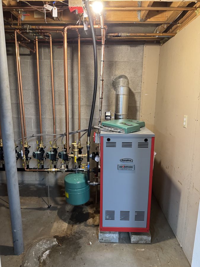 PurePro Advantage Cast Iron Boiler — New Installation